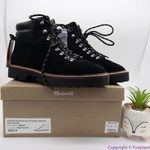 Madewell NEW  The Citywalk Lugsole Hiker Boot in Leather, True black‎ 8 Photo 1