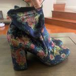 Abound Floral Velvet  Booties Size 8.5 Photo 0