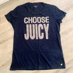 Juicy Couture Navy Logo Top Size M Photo 0