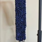 From India To You | Navy Beaded “Go Team” Shoulder Bag Blue Photo 5