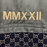 Green Military Style Jacket xs Tiger Patch Queen Bee gold tone sequins graphic Photo 9