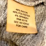 Philosophy || Light grey heather scoop neck long sleeve top Photo 9