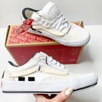 Vans NEW  OLD SKOOL CAP True White Sneakers Black womens 8.5 shoes Photo 0