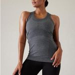Athleta New  M Momentum Seamless Heather Tank Gray Medium Photo 0