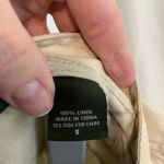 Eddie Bauer  100% linen vintage utility military‎ jacket Photo 4