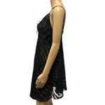 Gilligan & Omalley Black Animal Print Lingerie Nightgown Chemise Womens Large Photo 2