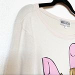 Wildfox  Brigitte Lipstick Baggy Beach Sweatshirt Size Small Photo 3