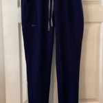 FIGS  Technical Collection Pants size S inseam 30” waist 30” elastic navy blue Photo 0