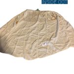 American Eagle  OUTFITTERS BEIGE OPEN FRONT LACE CARDIGAN BLOUSE (M) Photo 9