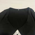 SheIn  Black Top Long Sleeve Photo 3