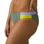 prAna INNIX BOTTOM L Women's Bathing Suit Bikini Bottom Colorblock Large Photo 2