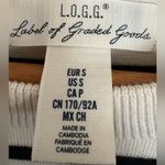 Label of Graded Goods  stripe crewneck sweater black cream cotton blend size S Photo 6