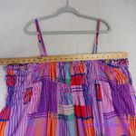 Eloquii Eloqui Shift Dress Smocked Bodice Empire Gathered Color Block Midi plus size 26 Photo 8