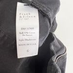 Frank & Eileen - Blackstone Utility Pant Washed Black High Waist Ankle Wide Leg Photo 6