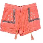 C EST 1946 peachy boho shorts Orange Size M Photo 0