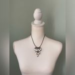 Ralph Lauren Lauren  Silver Teardrop Statement Necklace Photo 2