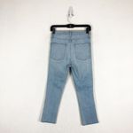 Veronica Beard Carly 11" Kick Flare Jeans Air Size 25 Side Stripe Crop Fray Photo 12