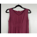 Soft Surroundings  Women's‎ Sleeveless Flowy Dress Maroon Sz PM Photo 1