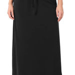 Zenana Outfitters Chic Black Maxi Skirt with Tie Waist Photo 0