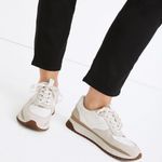 Madewell  Kickoff Trainer Sneakers in Antique Cream Multi, Size 6.5 Photo 0