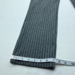 Betabrand  Grey Gray Striped Straight Leg Pant Stretch Women Small Petite Pull-on Photo 9