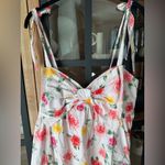 Petal and Pup White Fox bow midi dress embellished floral print sleeveless flowers print Photo 1