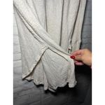 Free People  Ventura Thermal Waffle Knit Long Sleeve V Neck High Low Tunic Top SM Photo 3