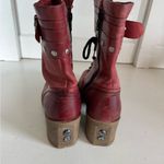Fly London  red Metz lace up boots size 40 (their US 9-9.5) Photo 6