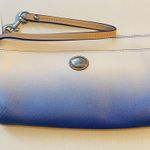 Coach  Peyton Blue Ombré Clutch Purse Wristlet Wallet Photo 0