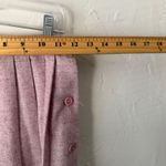 Vintage‎ 70s Luv Knit Pleated Skirt Pink Side Button Gradient Ombre Wool Blend Size 6 Photo 5