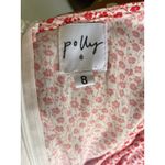 Princess Polly  Red Floral Wrap Mini Dress 4 Ruffle Hem Short Sleeve Cottagecore Photo 4