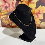 14K SOLID GOLD 'Figaro Link' Necklace Chain 4.4 Grams 16" Inches Photo 7