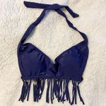 Bikini Lab Navy Bikini Top with Fringe from The Photo 0