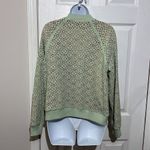Victoria Beckham Mint Green Lace zip up bomb jacket size L Size L Photo 2