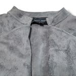Rebecca Elliot Jacket Size Medium MD Cardigan Sweater High Low Jacket Fuax Suede Jacket Women's Jacket Gray Photo 3