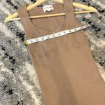Olive & Oak  By Anthropologie Brown Sleeveless Ribbed Midi Dress Size XS Photo 6