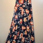 Blue and Red Floral Halter Sundress for Wedding Guest SZ 6 Dress Tank Top Photo 1