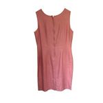 Vintage Light Pink 100% Linen Dress Size 12 Photo 1
