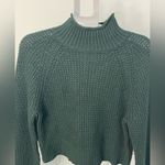 American Eagle  Mockneck Green Knit‎ Sweater size small Photo 1