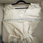Splendid Nordstrom NWT Cream Color V-Neck Dress with Belt with Pockets Size S Photo 11