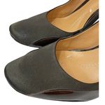 BCBGMAXAZRIA Brown Patent Leather Satin pump heels Women shoe size 7 B Brazil Photo 5