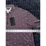 Bad Birdie Golf Crop Top Womens Multi UV Throwing Darts Polka Dot 1/4 Zip Sz L Size L Photo 5