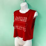Tilly's Tilly’s Red Cropped Harvard Muscle Tank Photo 4