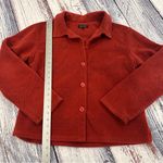 True Grit Vintage  Bear Embroidered Red Fleece Jacket Photo 6