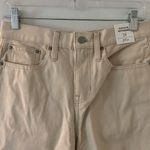 J.Crew Women's Slouchy Boyfriend Denim Straight Jeans Natural Ecru Size 25 New Photo 2