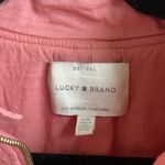 Lucky Brand  Cotton Quilted Zip Front Jacket (Sz L) Pink Photo 5