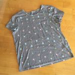 Croft & Barrow Cocktails Short Sleeve Pocket Tee, Gray, Size L Photo 1