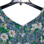 Perseverance London Mambo Floral Puff Sleeve Top Size 6 Floral 100% Linen Photo 7