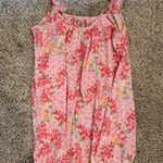 Oscar de la Renta  Pink Floral Dress/robe Photo 2