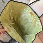 Beach Bag Large Straw Tote Shoulder Lime Tan Photo 3